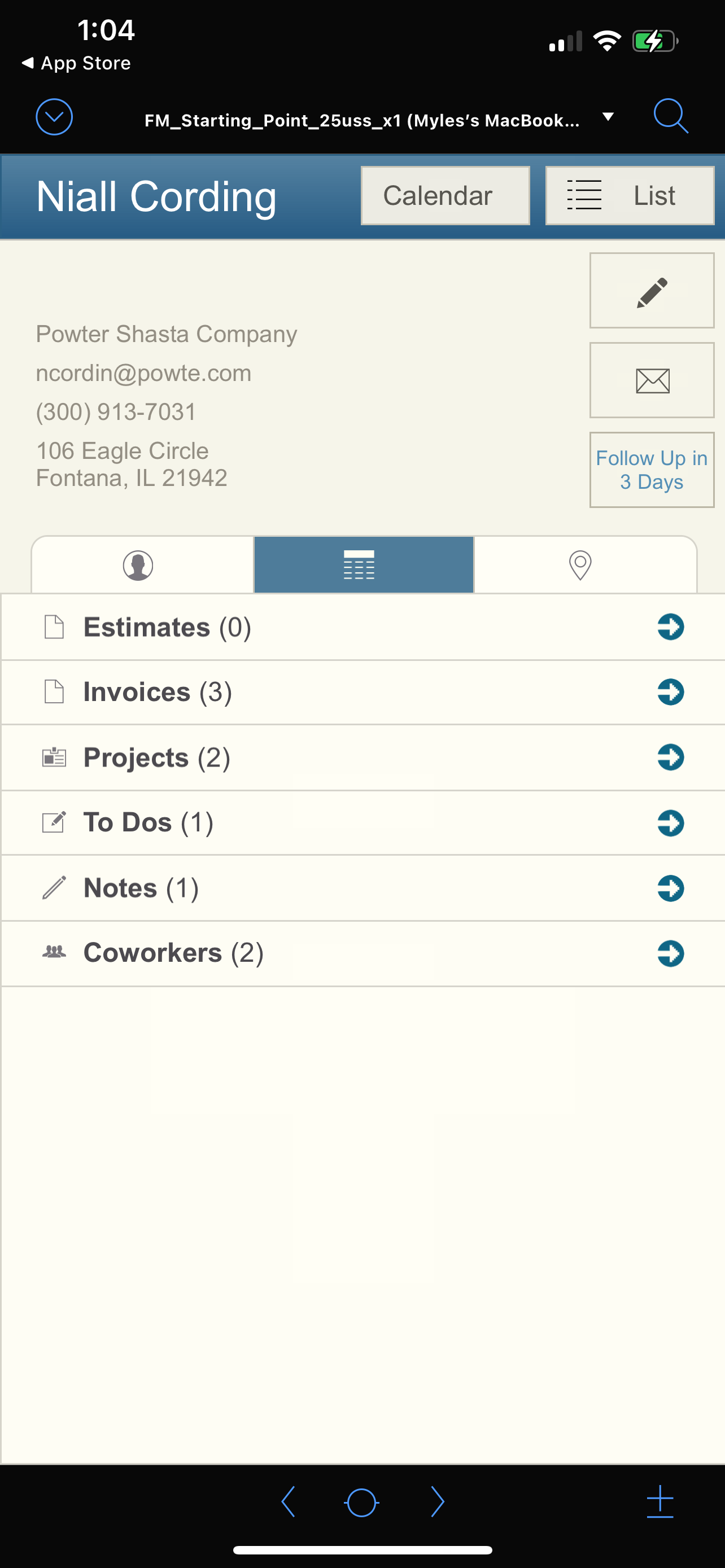 iPhone Screenshot