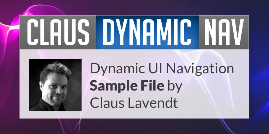Claus Dynamic Nav Sample File